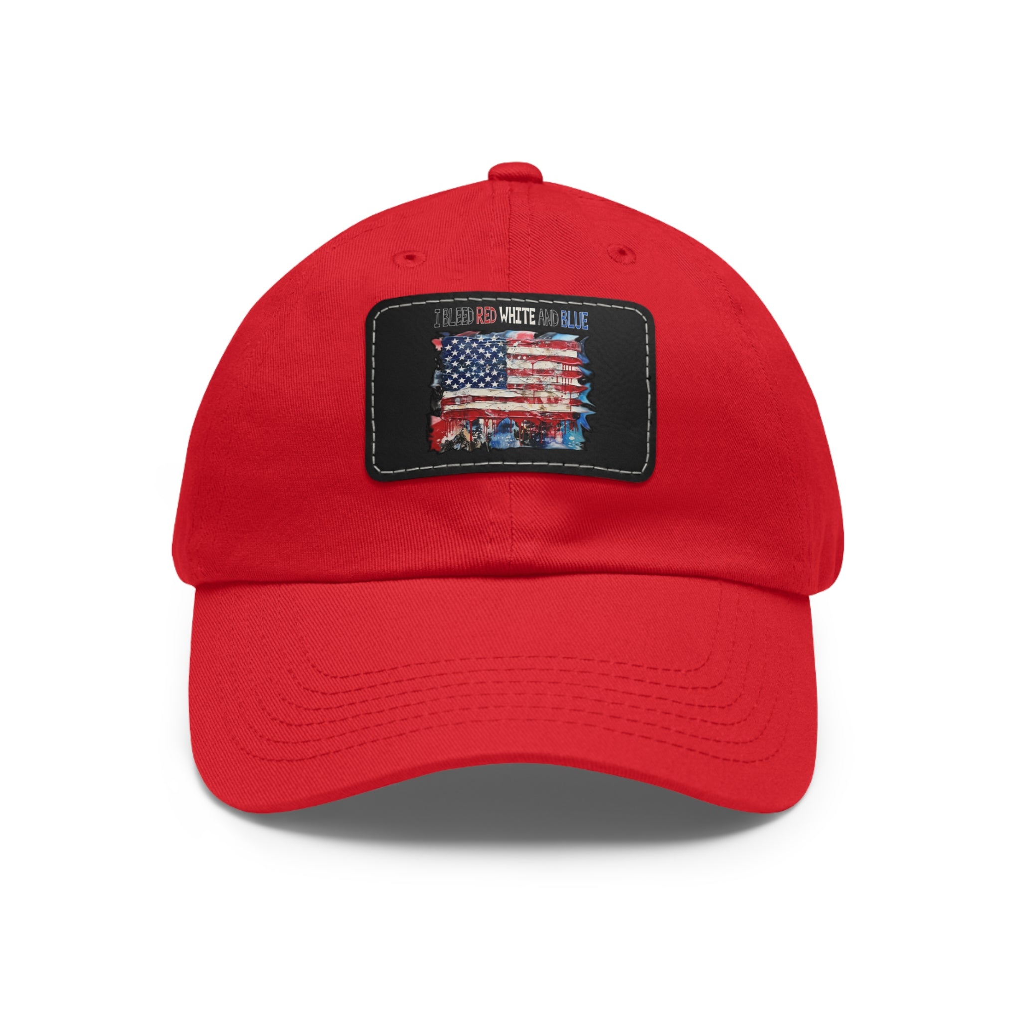 I Bleed Red White and Blue / Leather Patch