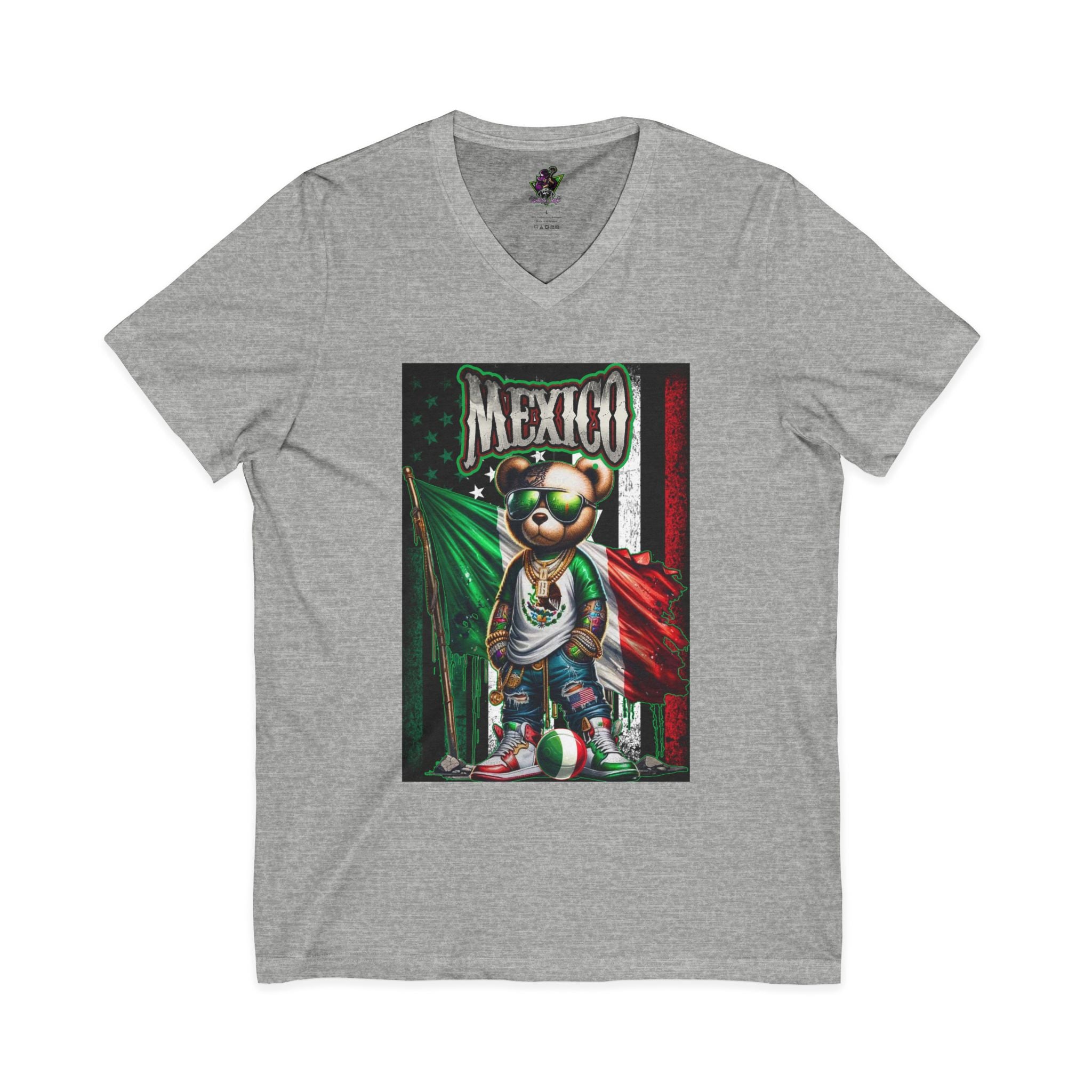 Mexico Teddy Bear / V-Neck Tee