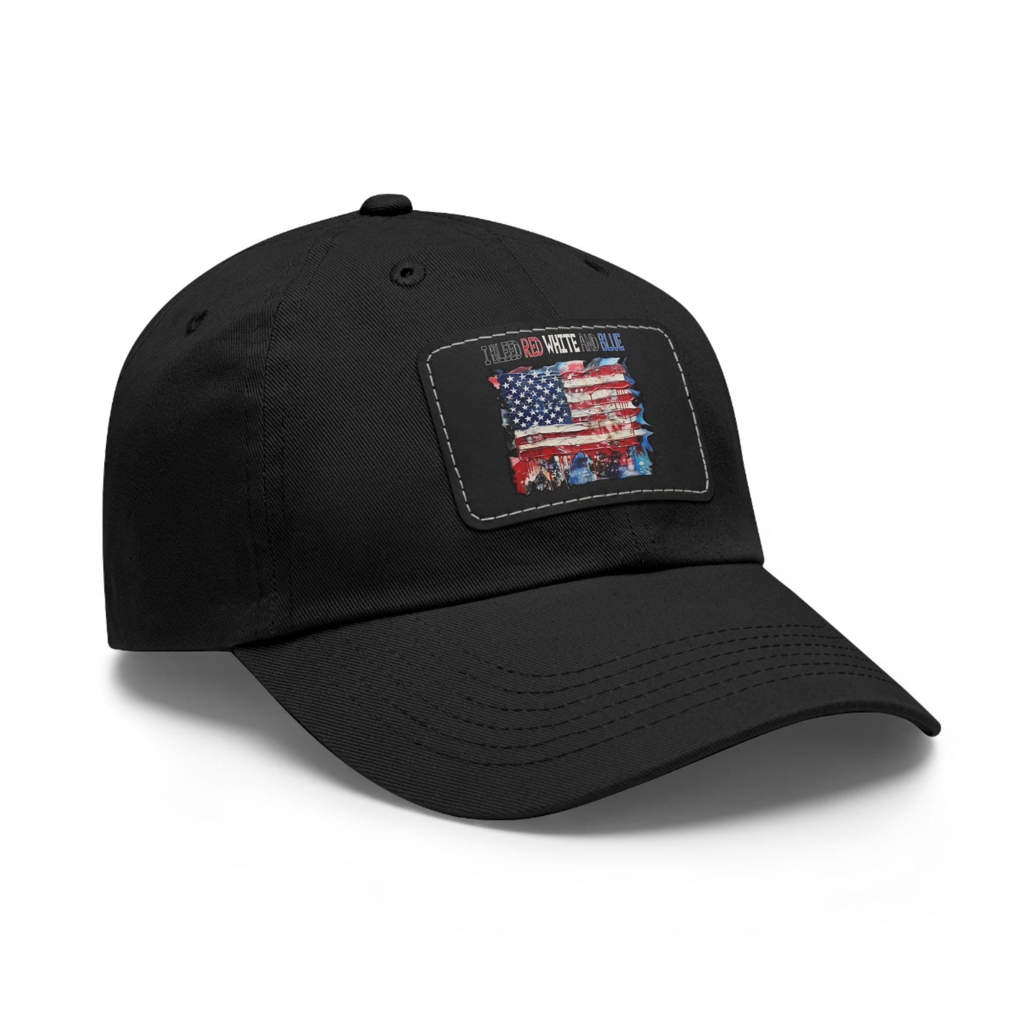 I Bleed Red White and Blue / Leather Patch