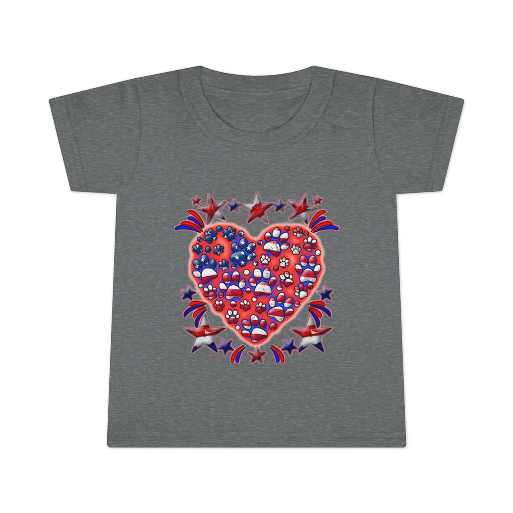 Patriotic Dog Heart / Toddler