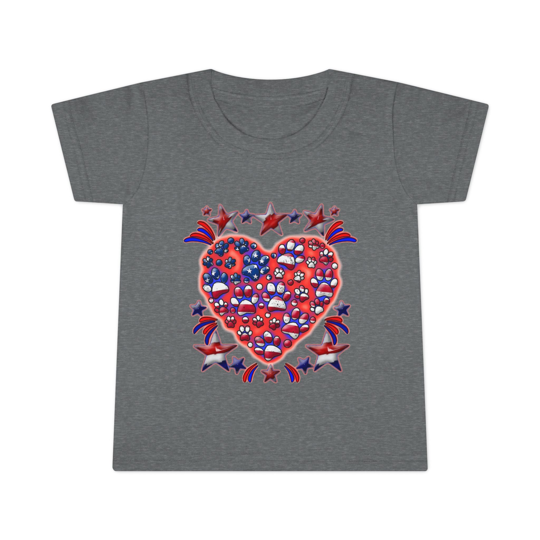 Patriotic Dog Heart / Toddler