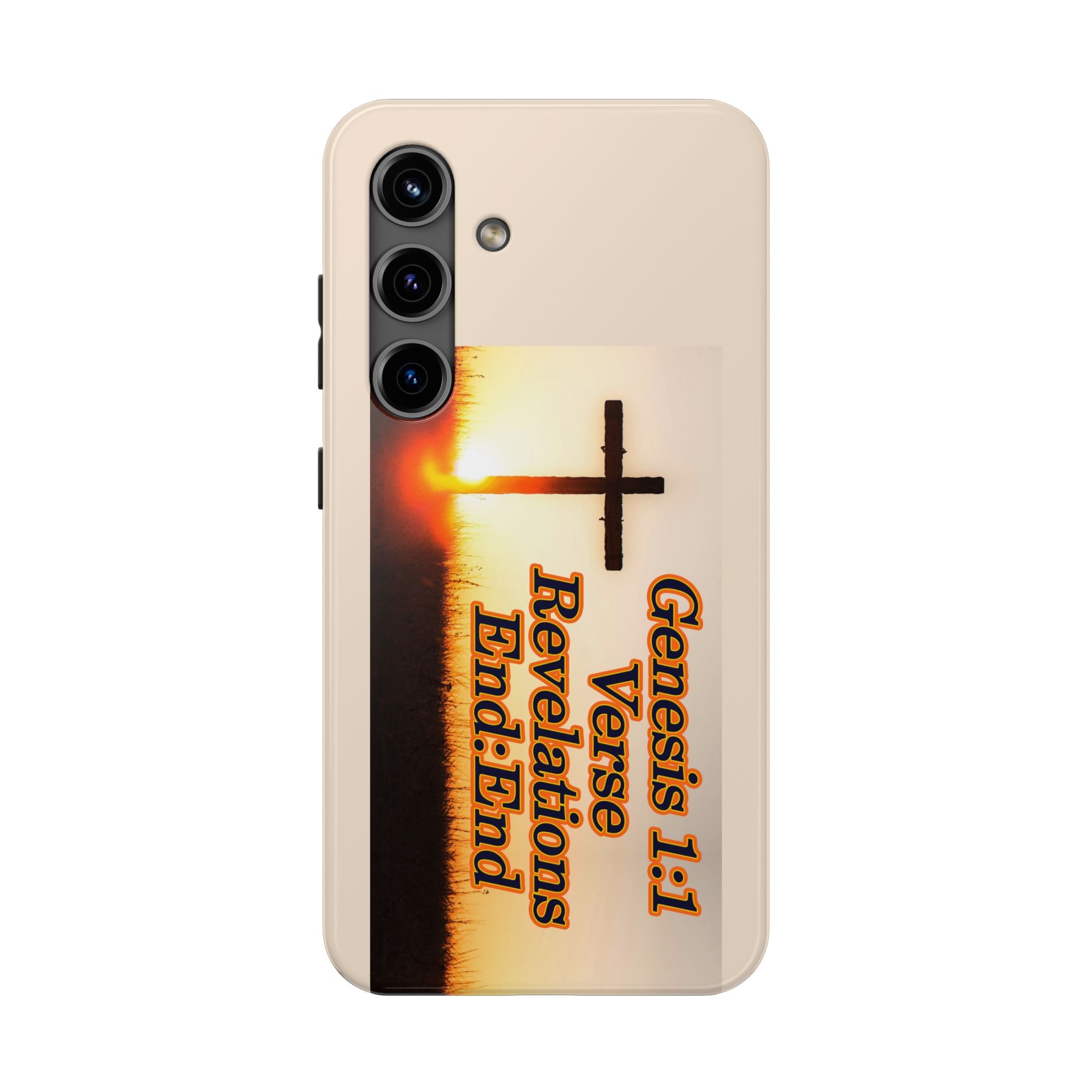 Genesis 1:1 Verse Revelations End:End / Tough Phone Case