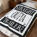 Straight Outta Trailer Park / Velveteen Plush Blanket