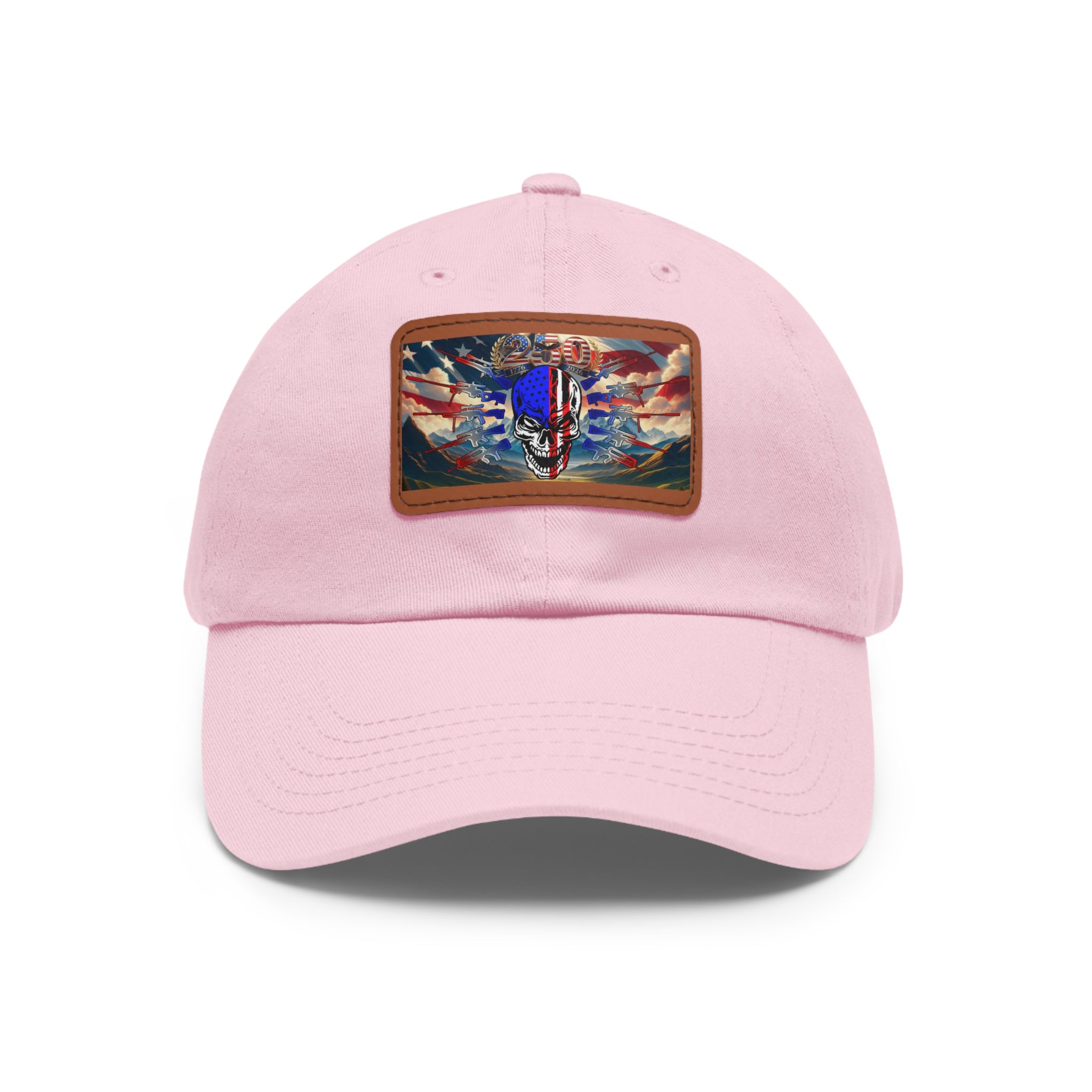 Skull & Guns 250th / Leather Patch Hat
