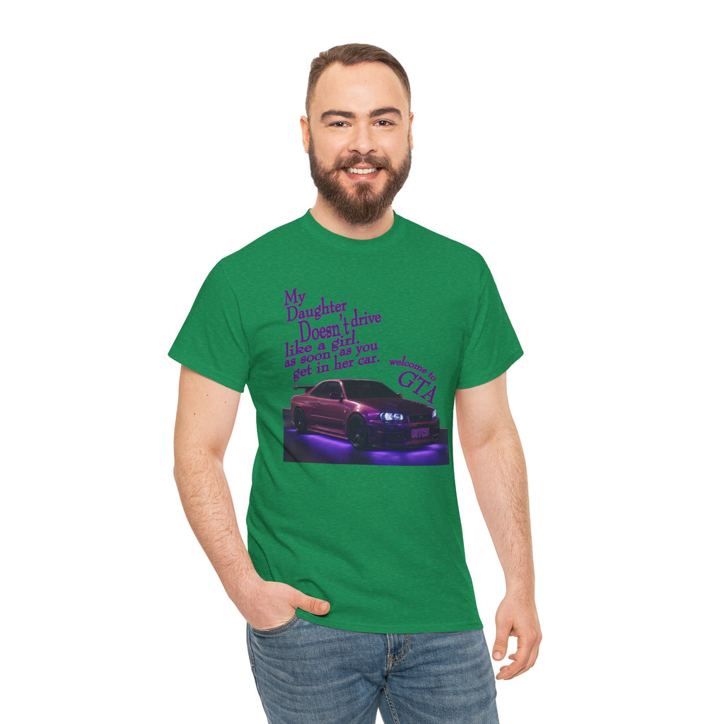 Daughter Doesn’t Drive Like A Girl Purple