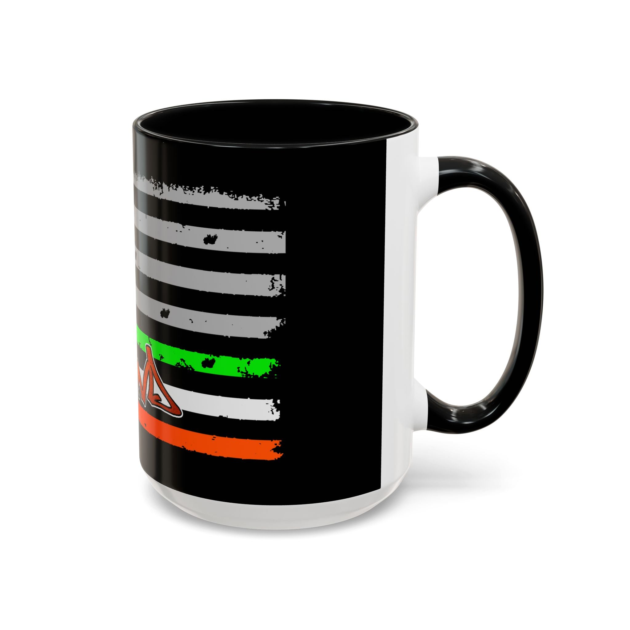 American/Ireland Flag / Accent Coffee Mug 11/15oz