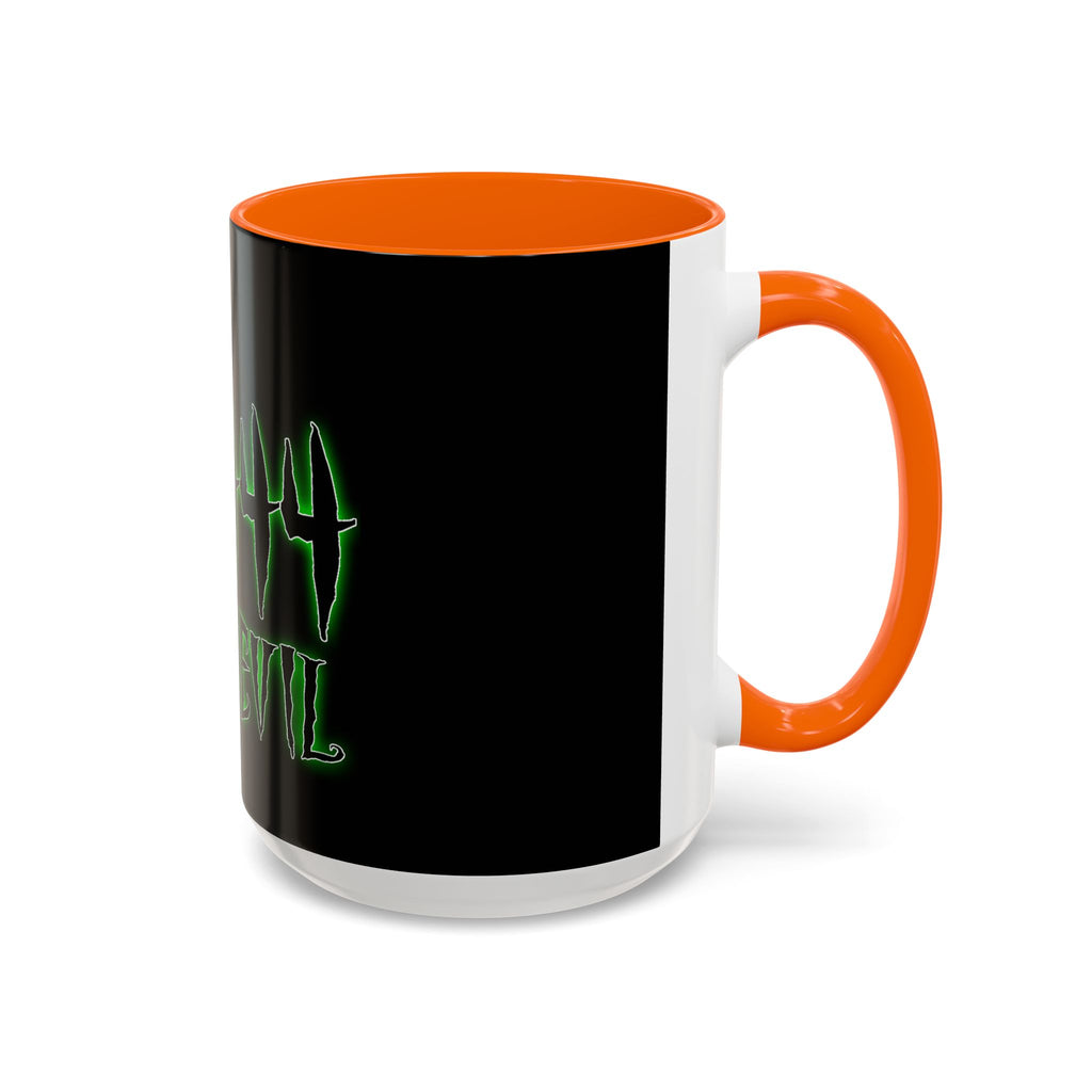 2/3 Evil Punk Skull / Accent Coffee Mug 11/15oz