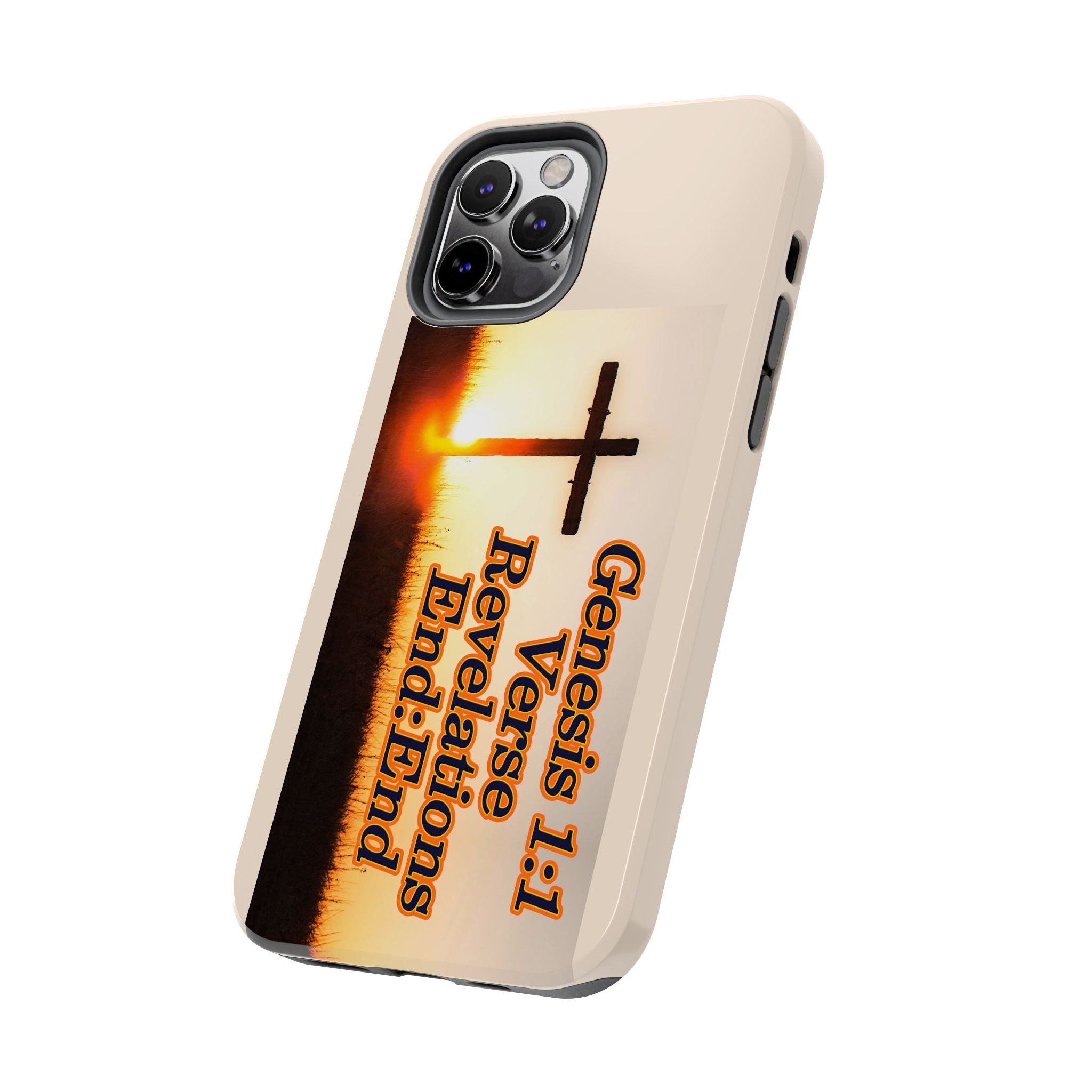 Genesis 1:1 Verse Revelations End:End / Tough Phone Case