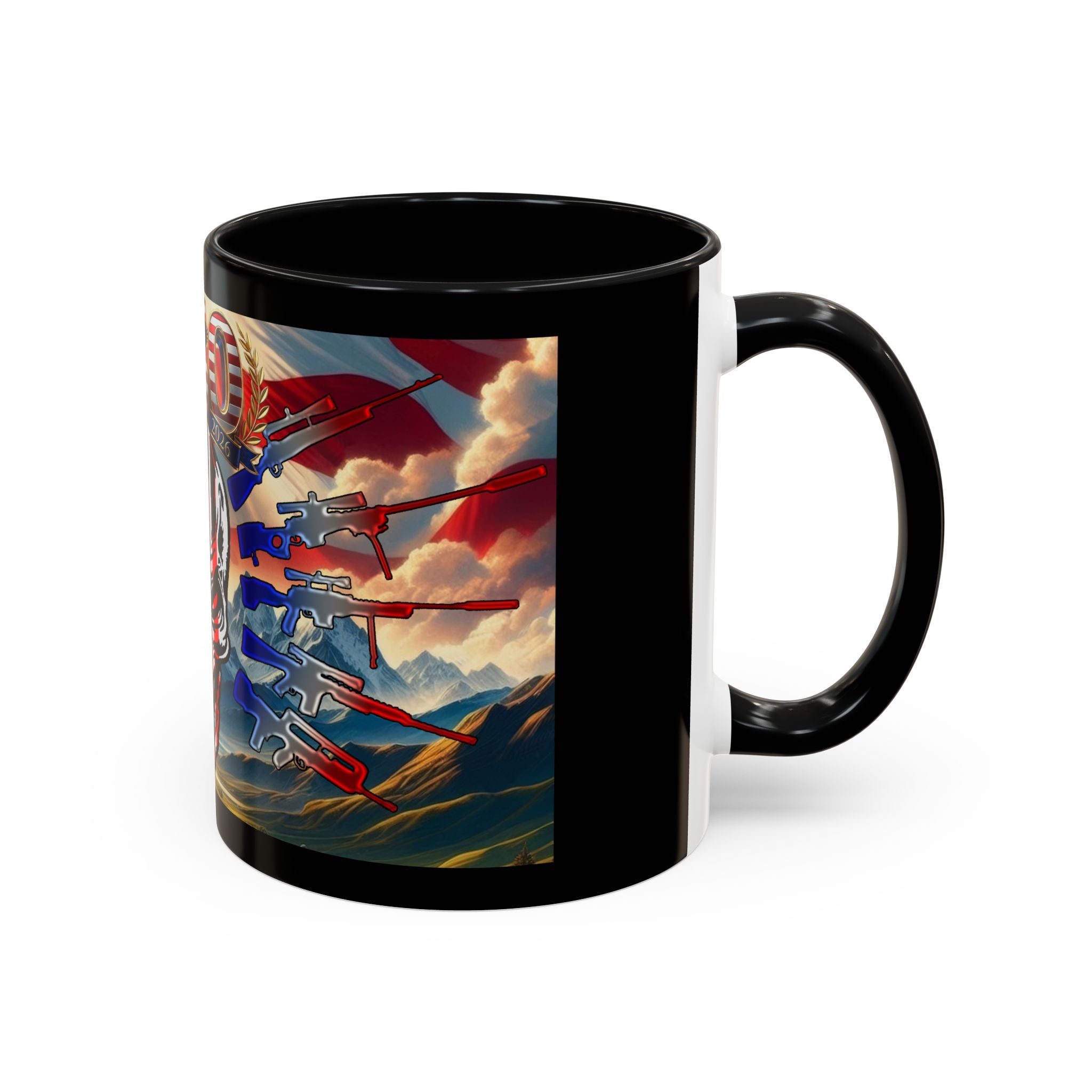 Skull & Guns 250th / Accent Coffee Mug 11/15 oz