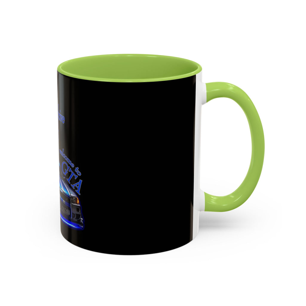 Daughter Doesn't Drive Like A Girl Blue / Accent Coffee Mug 11/15oz