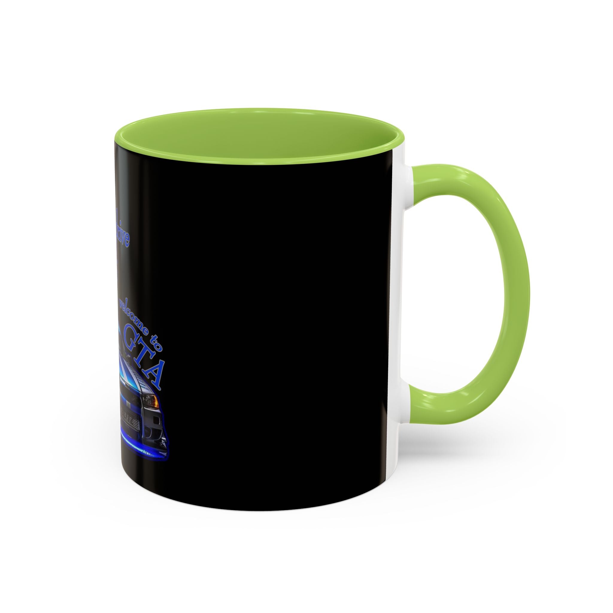 Daughter Doesn't Drive Like A Girl Blue / Accent Coffee Mug 11/15oz