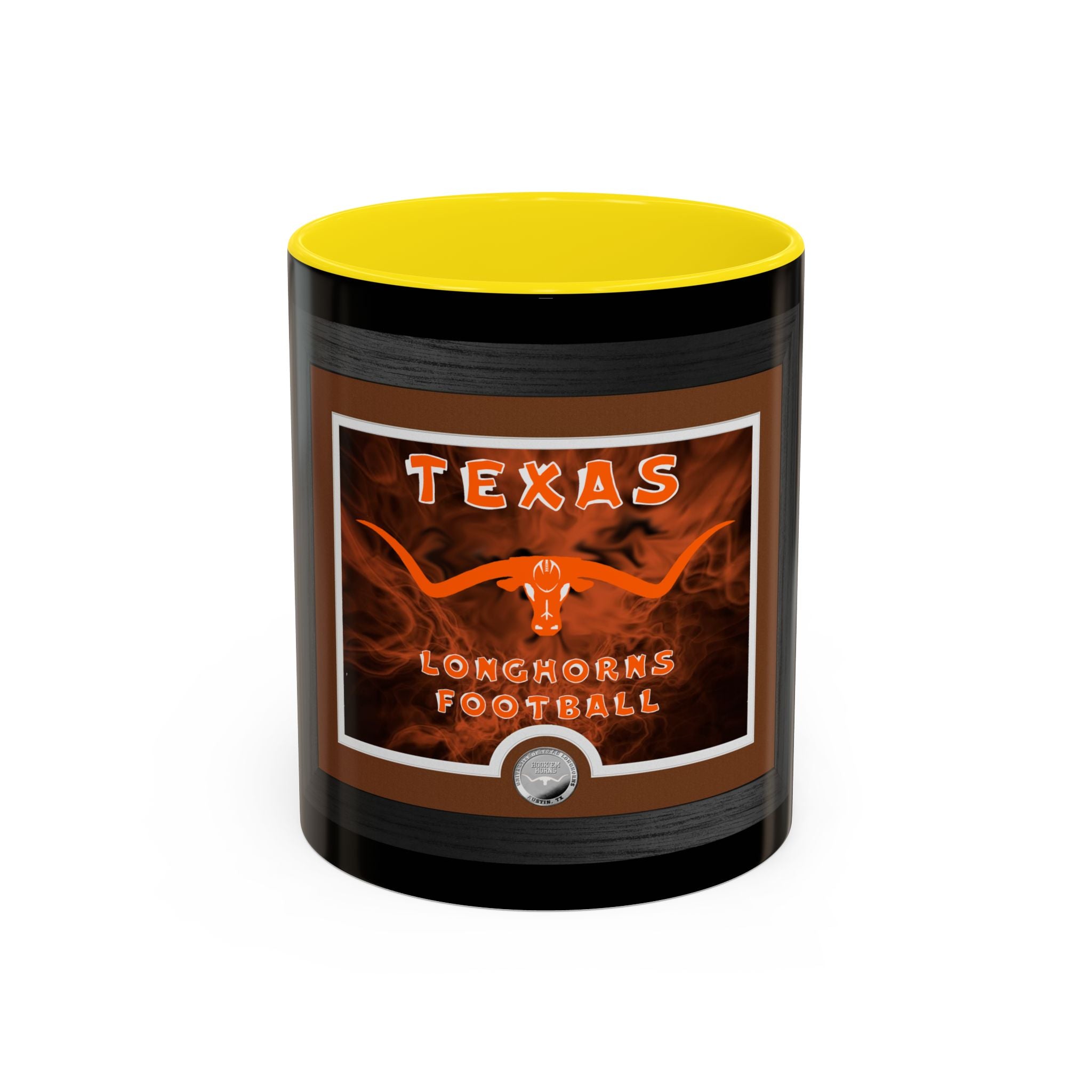 Texas Longhorns Framed / Accent Coffee Mug 11/15oz