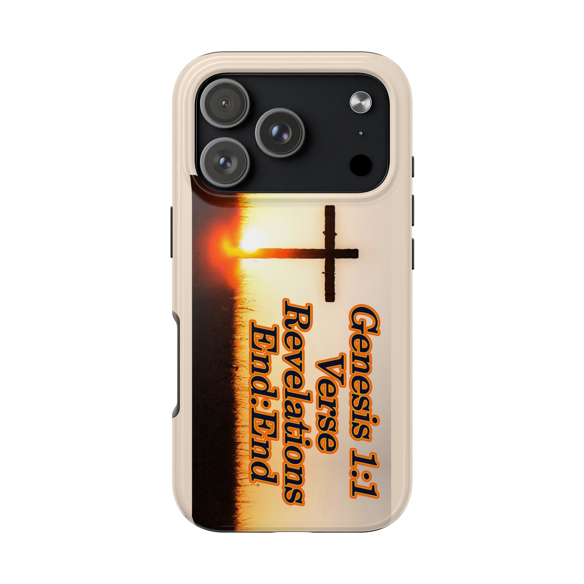 Genesis 1:1 Verse Revelations End:End / Tough Phone Case