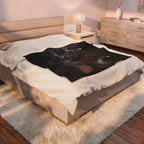 2/3 Evil Demon / Velveteen Plush Blanket