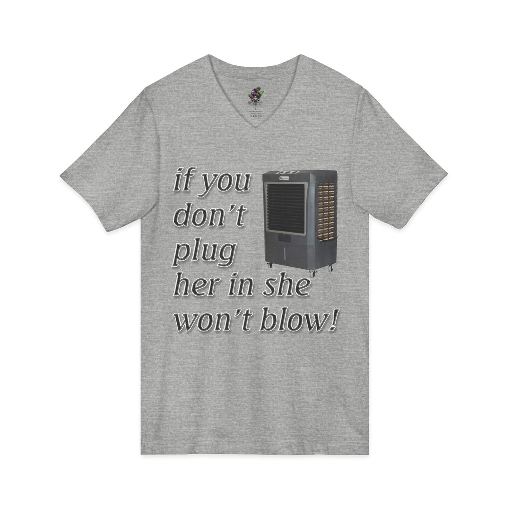 Plug Her In / V-Neck Tee
