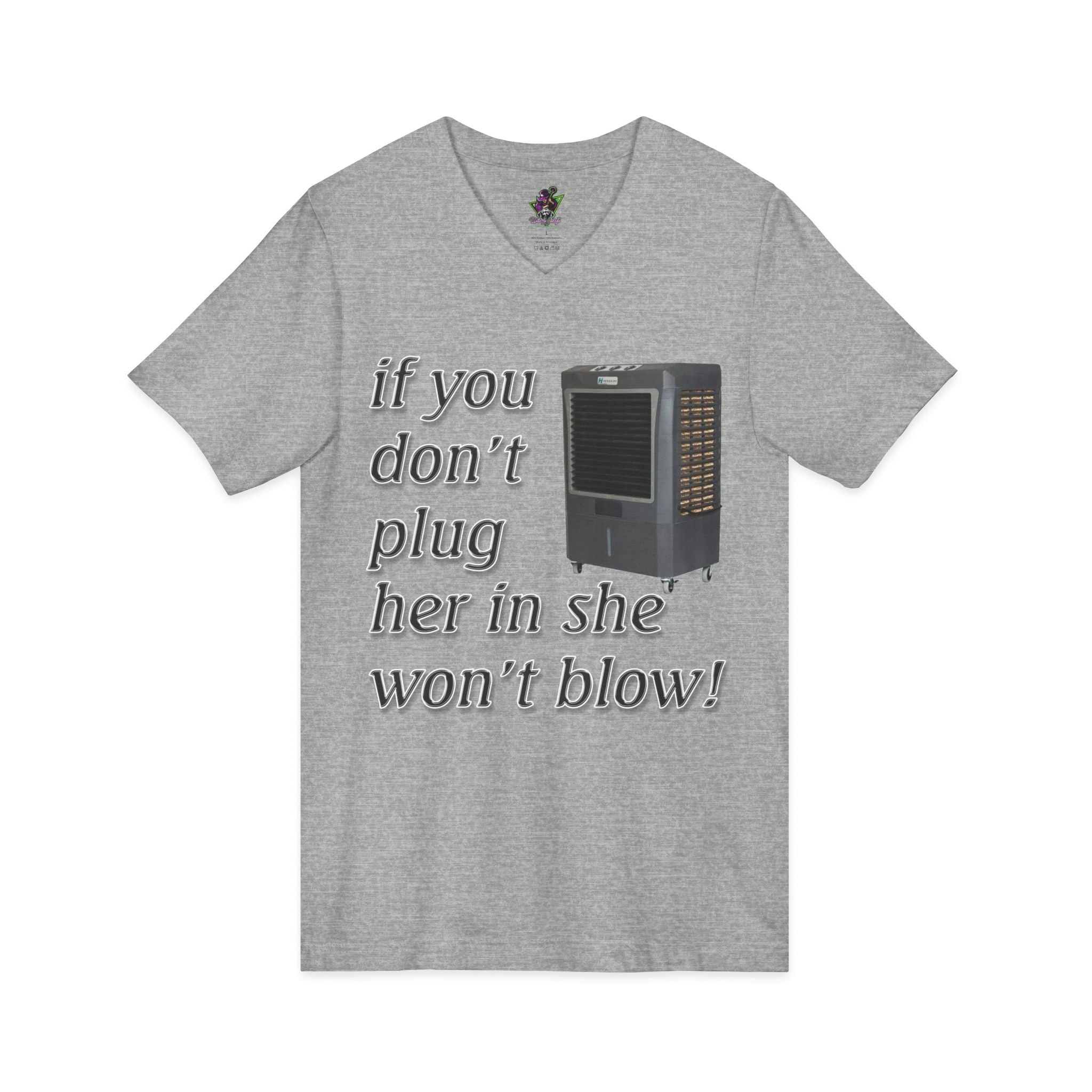 Plug Her In / V-Neck Tee