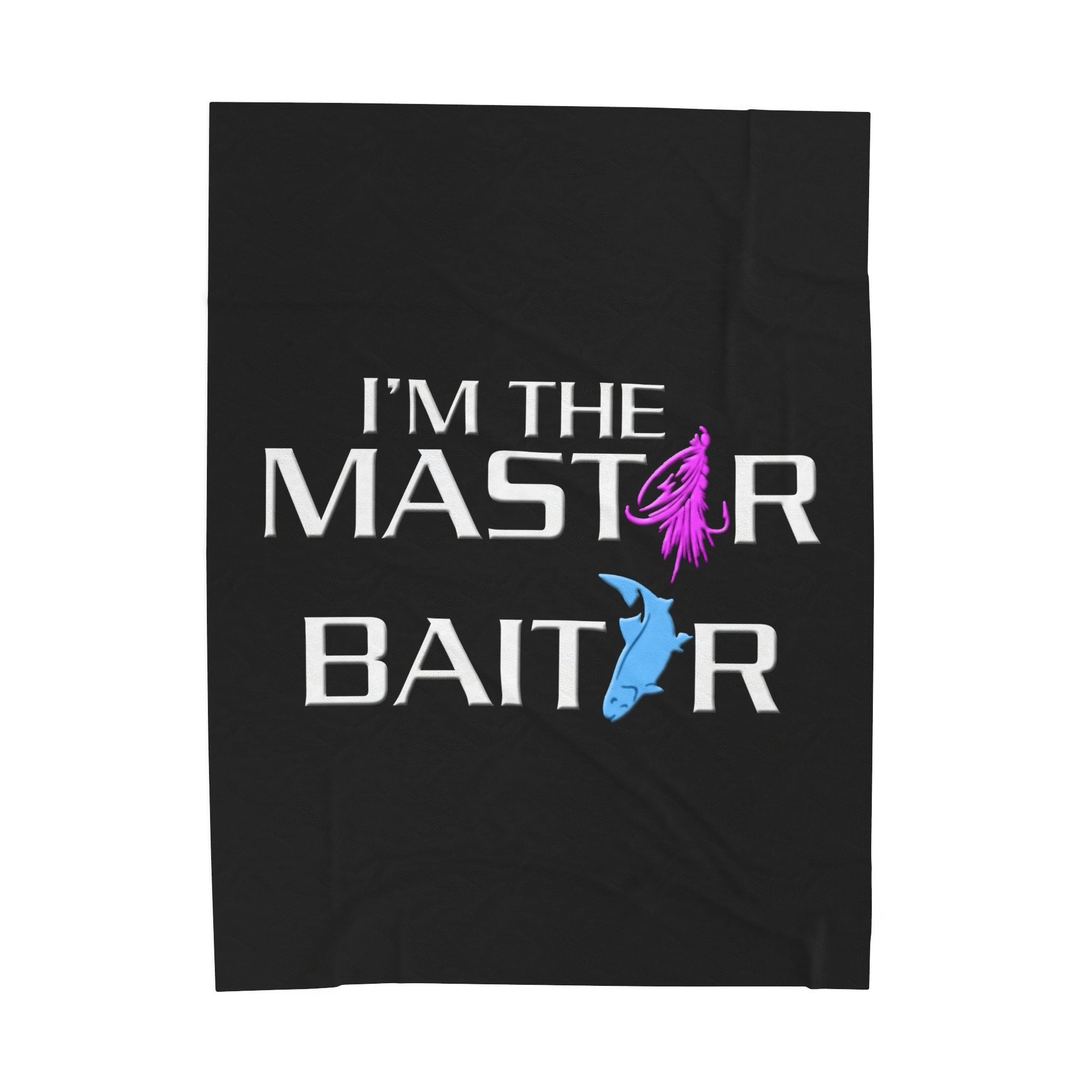 The Master Baiter / Velveteen Plush Blanket