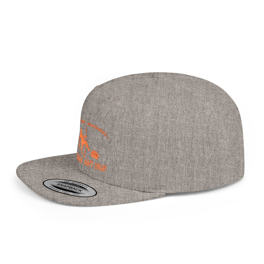 Mind Your Business Guy Stripper/ Flat Bill Snapback