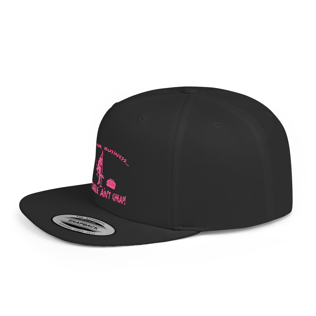 Mind Your Business Girl Stripper / Flat Bill Snapback