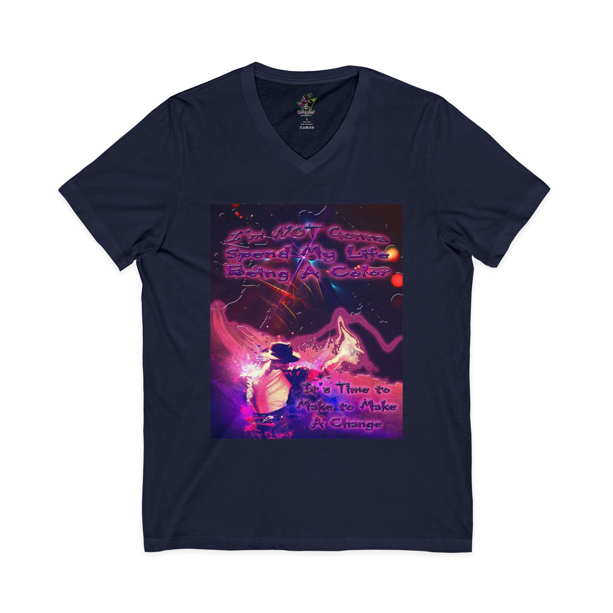 Life Being A Color / V-Neck Tee