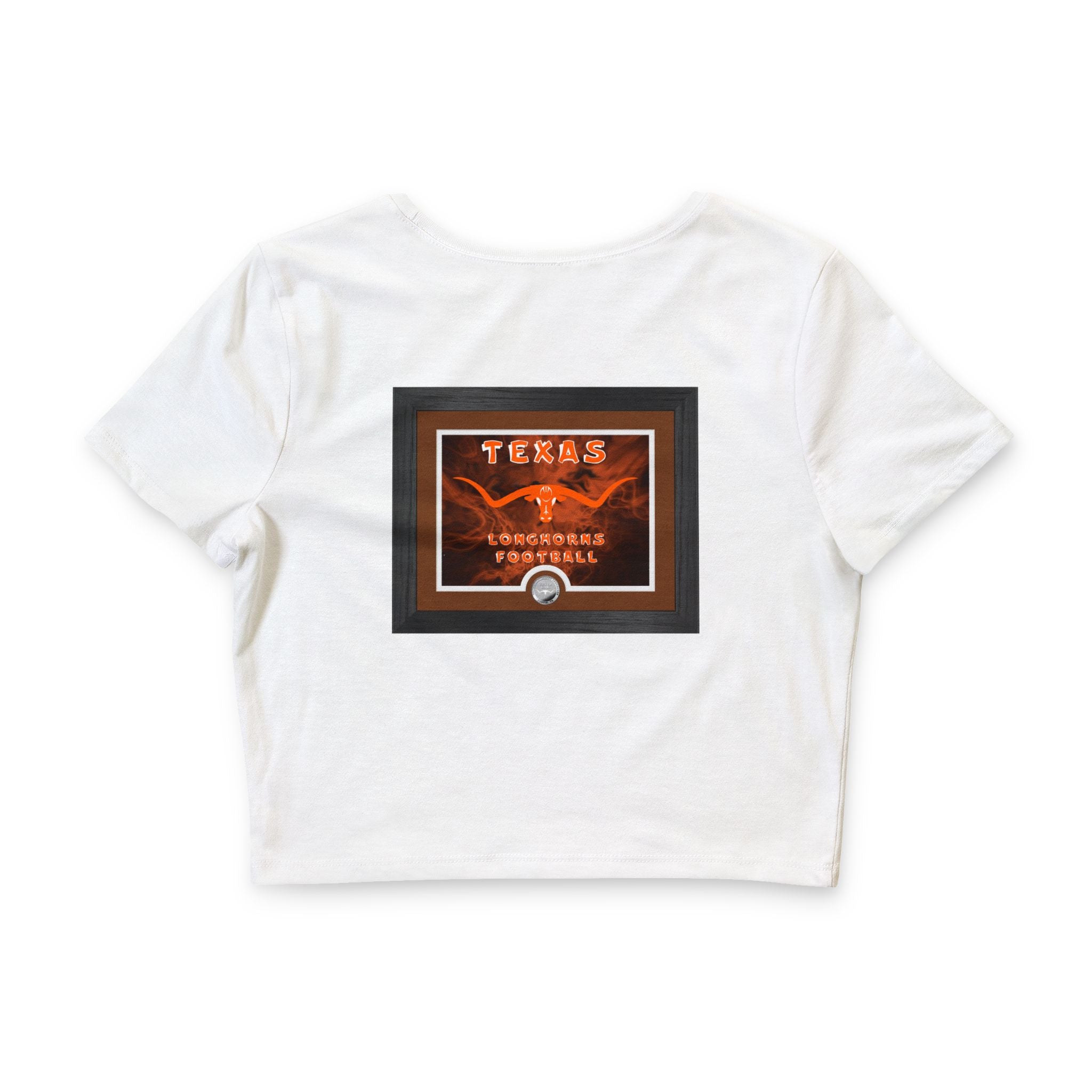 Texas Longhorn Framed F&B / Crop Top