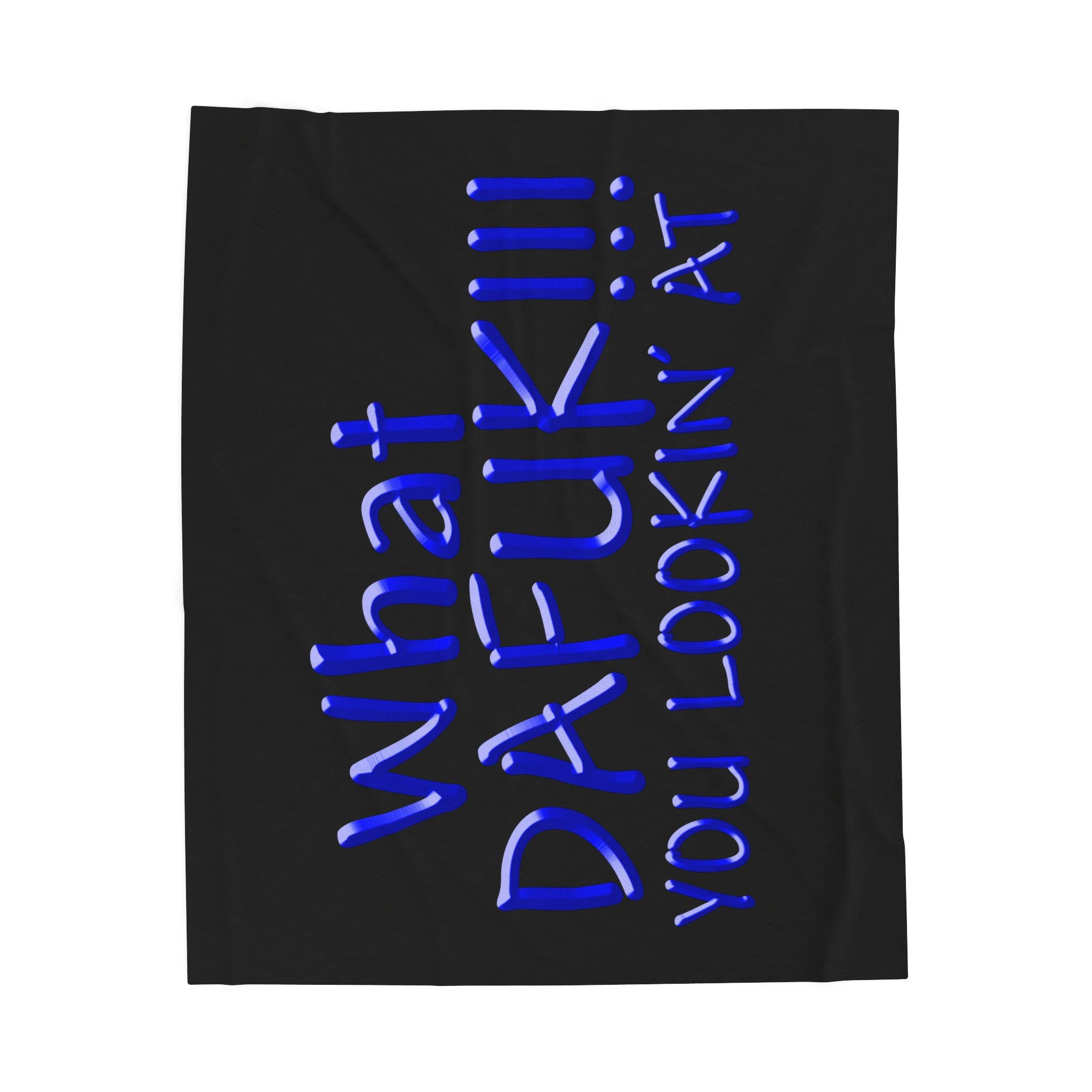 What DAFUK / Velveteen Plush Blanket