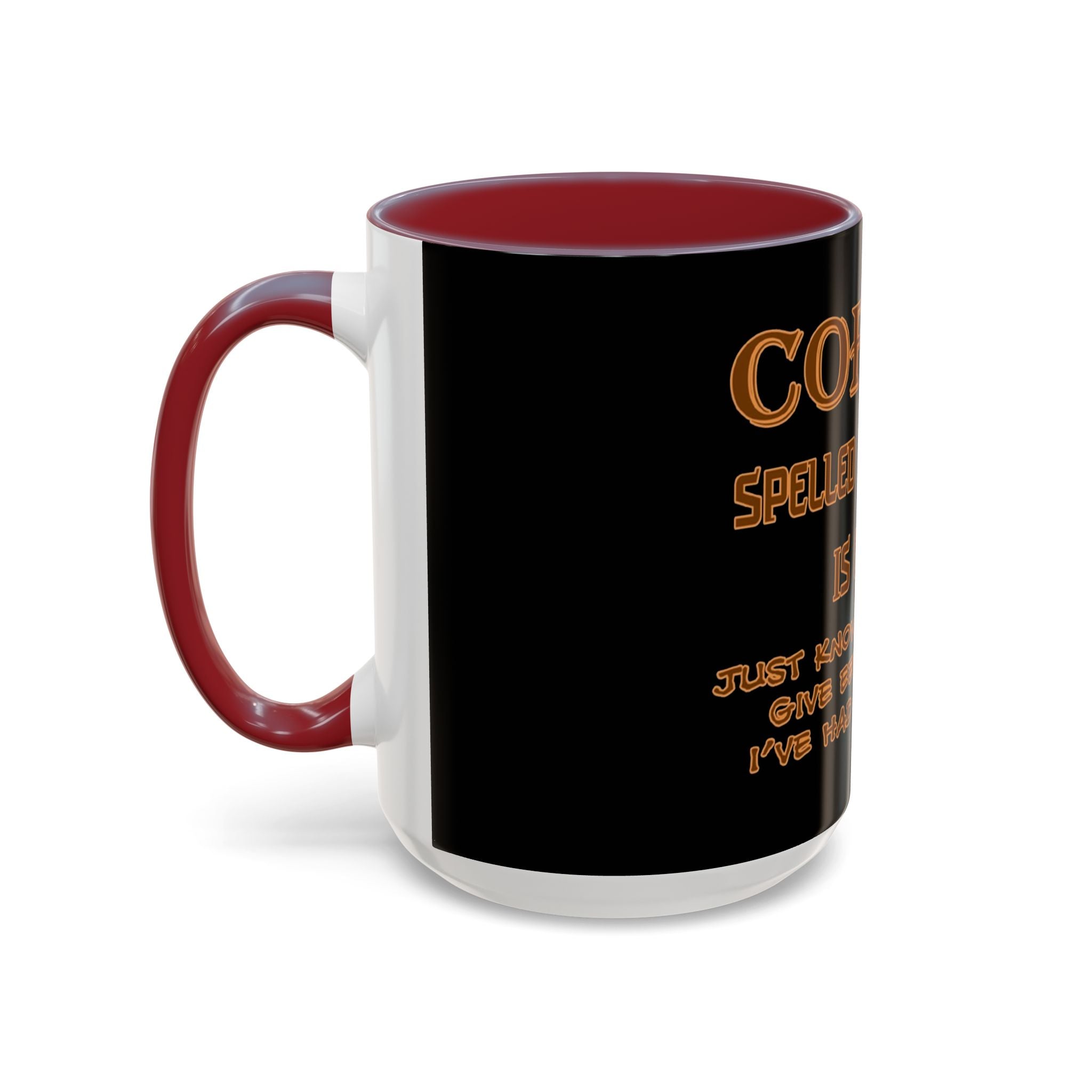 Coffee Spelled Backwards Is EEFFOC / Accent Coffee Mug 11/15oz