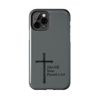 John 8:32 / Proverb 1: 8-9 / Tough Phone Case