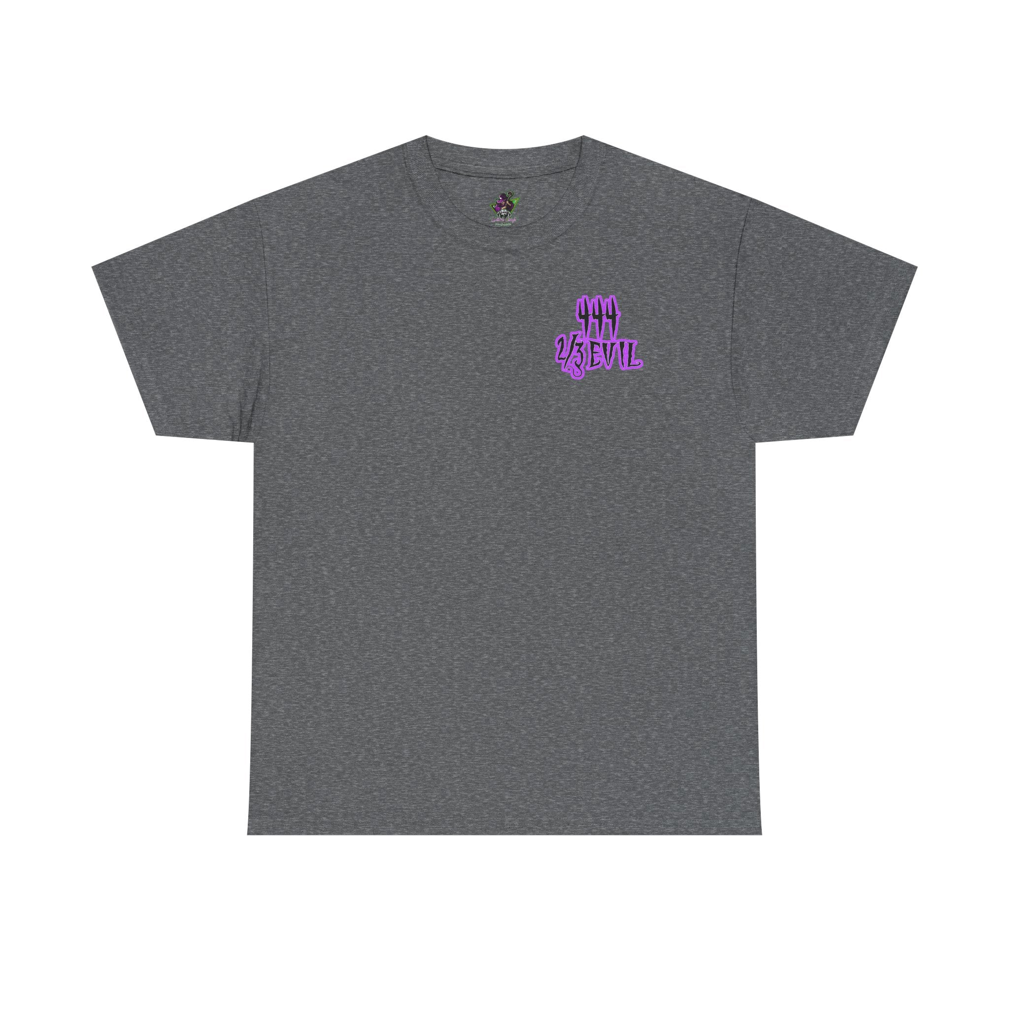2/3 Evil Gothic Purple Script