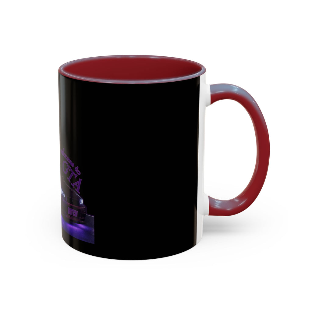 Daughter Doesn't Drive Like A Girl Purple / Accent Coffee Mug 11/15oz