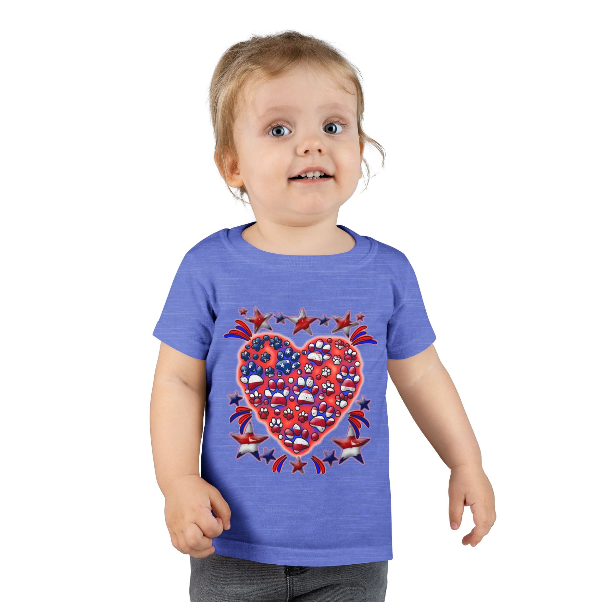 Patriotic Dog Heart / Toddler