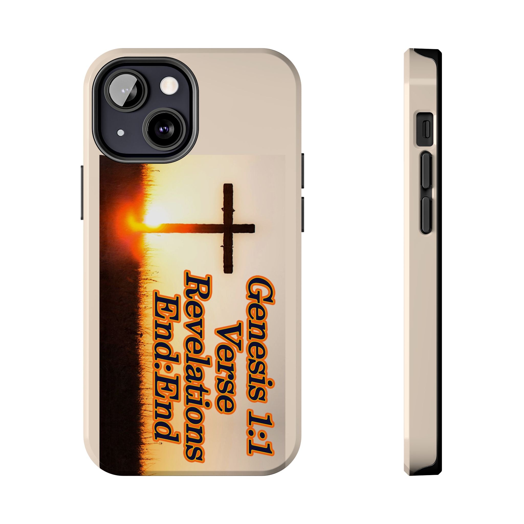 Genesis 1:1 Verse Revelations End:End / Tough Phone Case