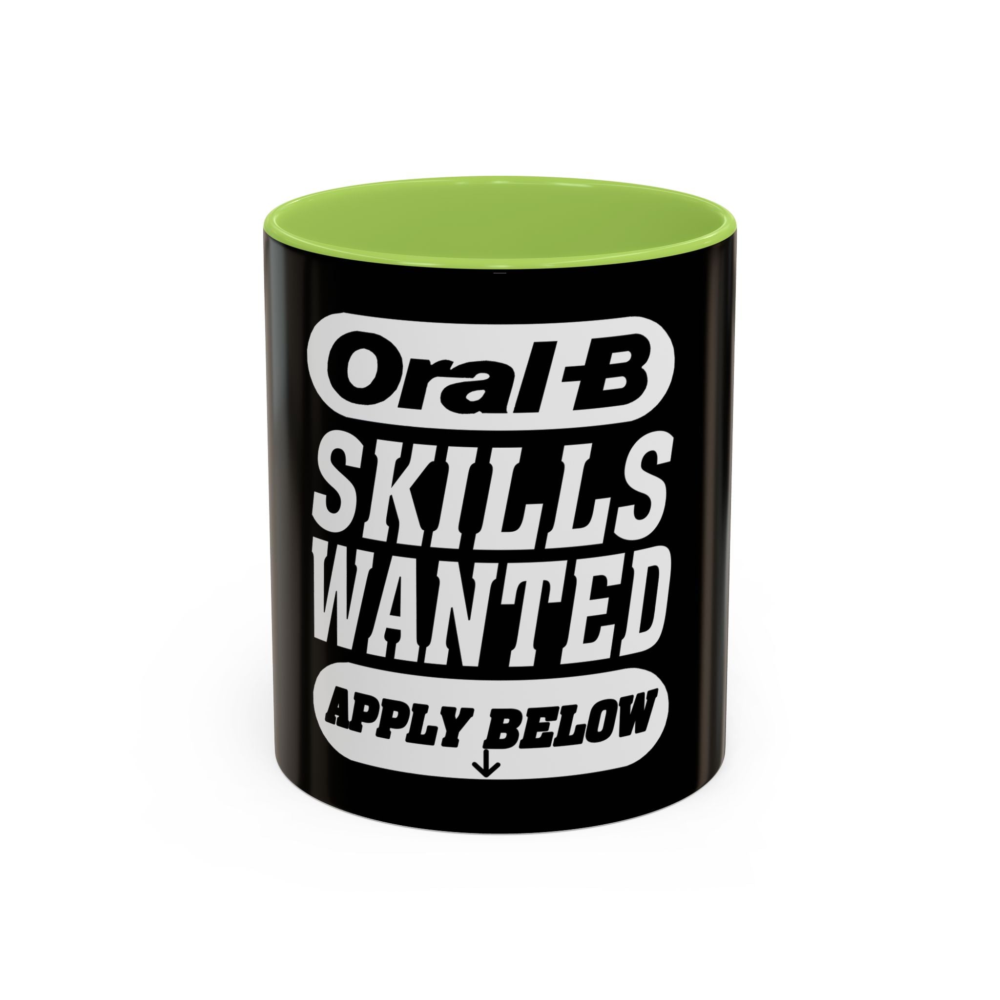 Oral-B Skills Wanted /Accent Coffee Mug 11/15oz