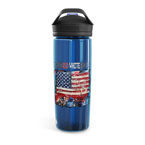 Bleed Red White & Blue/ CamelBak Water Bottle 20/25oz