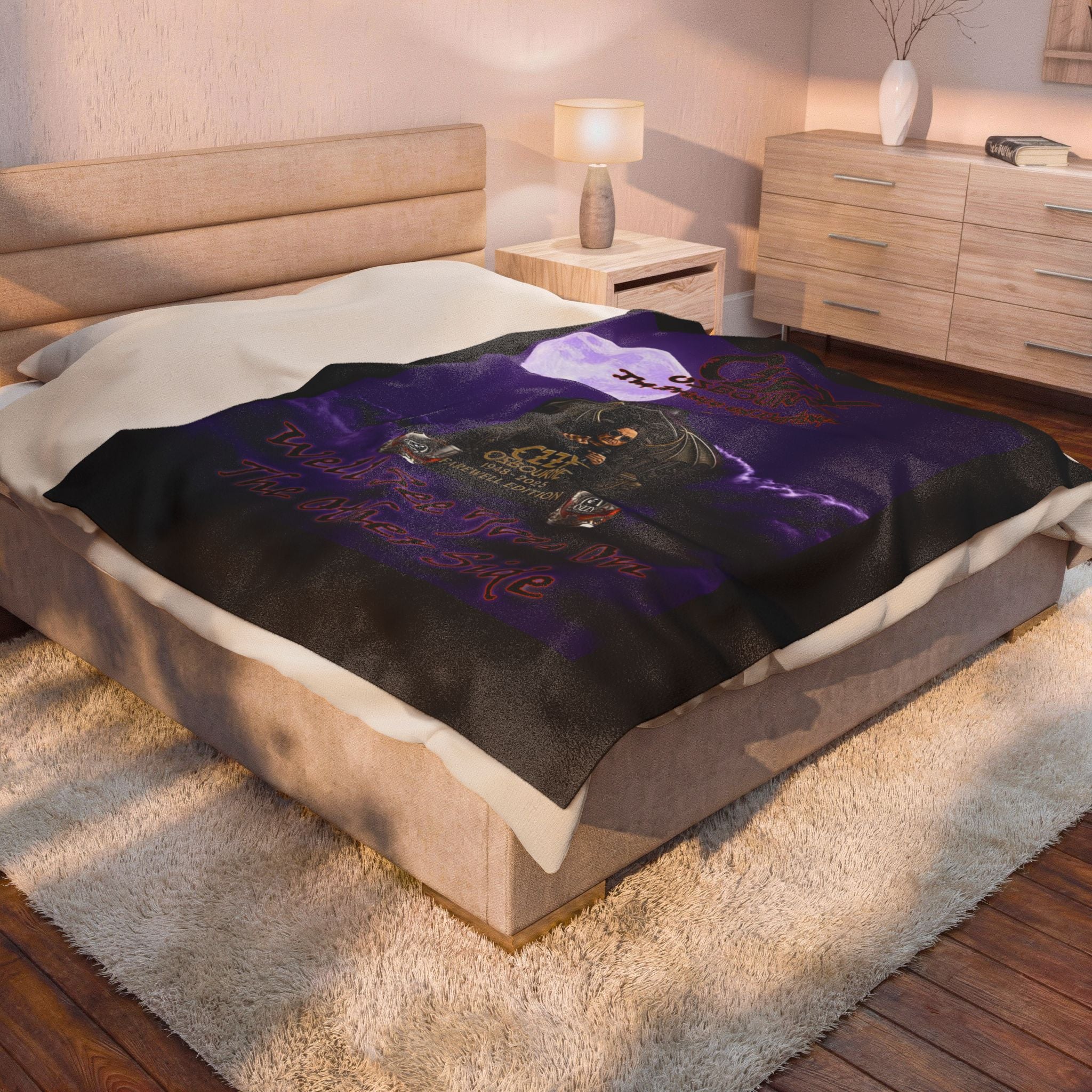 Farewell Ozzy /Velveteen Plush Blanket