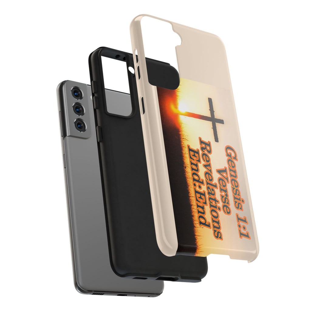 Genesis 1:1 Verse Revelations End:End / Tough Phone Case