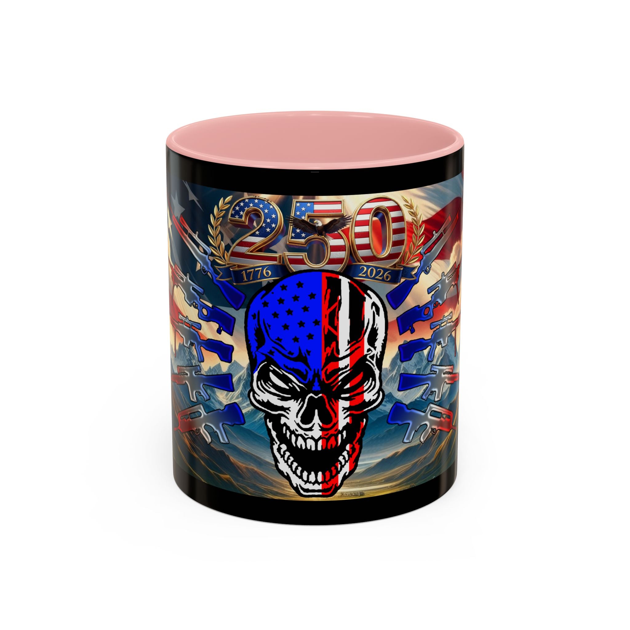 Skull & Guns 250th / Accent Coffee Mug 11/15 oz