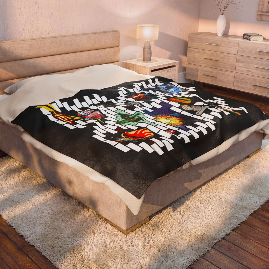 Collection Of Rock / Velveteen Plush Blanket