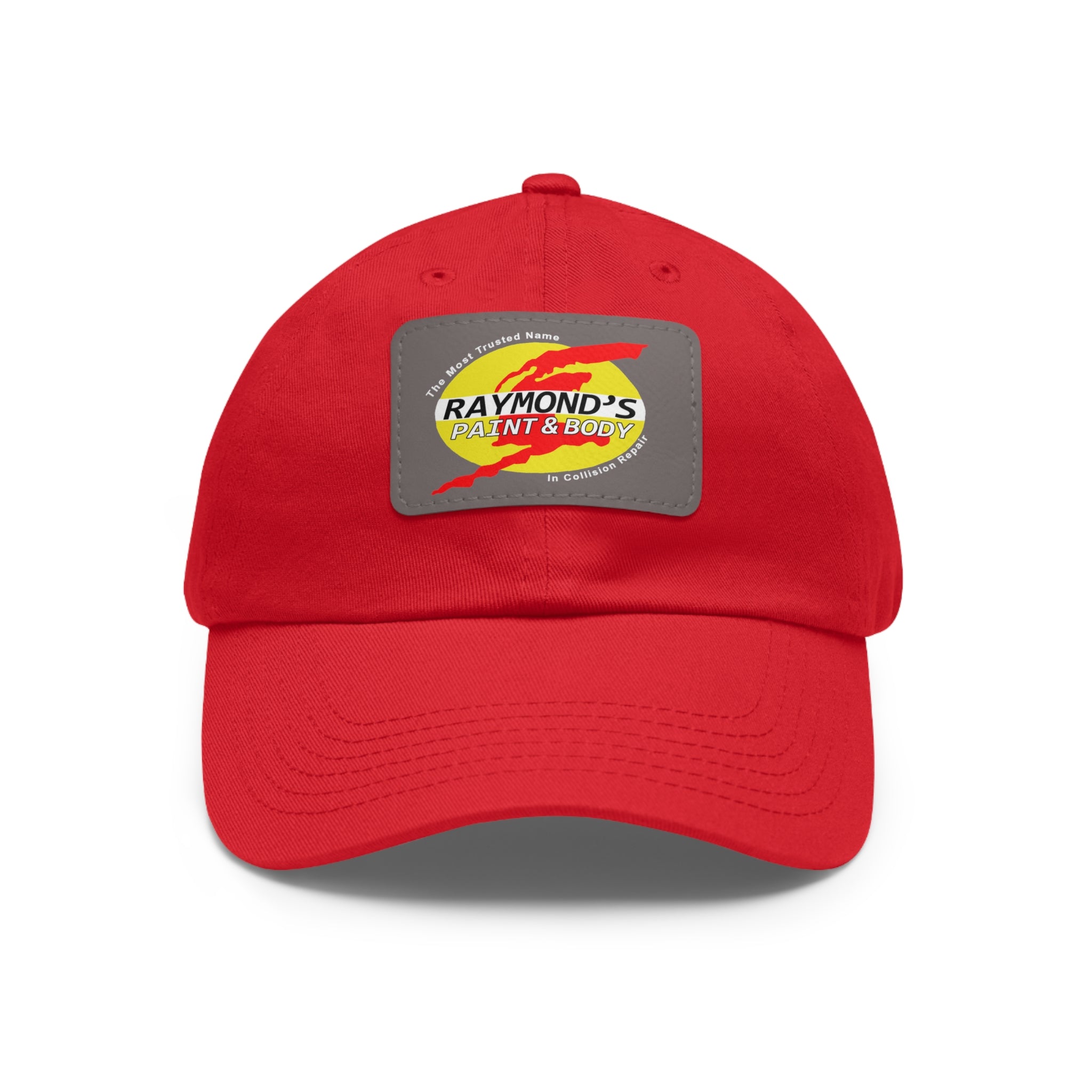 Raymond's Paint & Body Logo / Leather Patch Hat