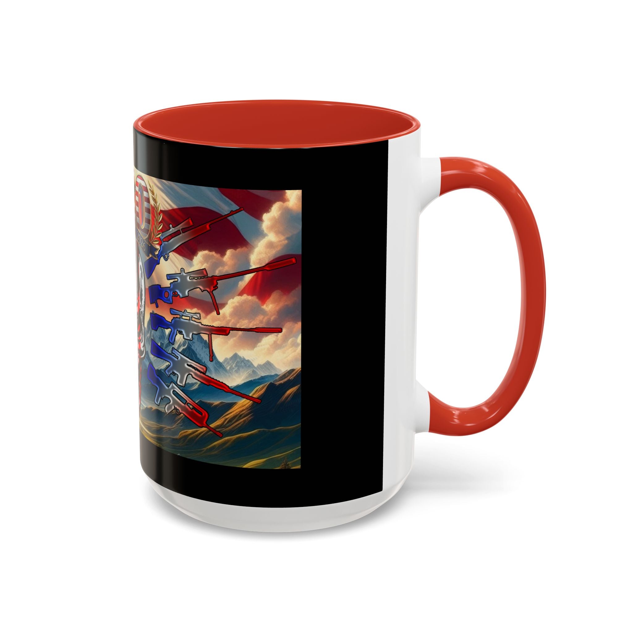 Skull & Guns 250th / Accent Coffee Mug 11/15 oz