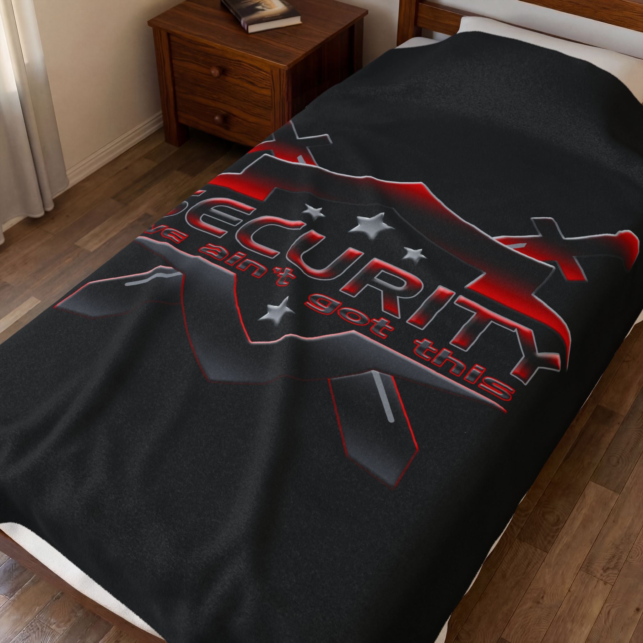 Security We Ain't Got This / Velveteen Plush Blanket