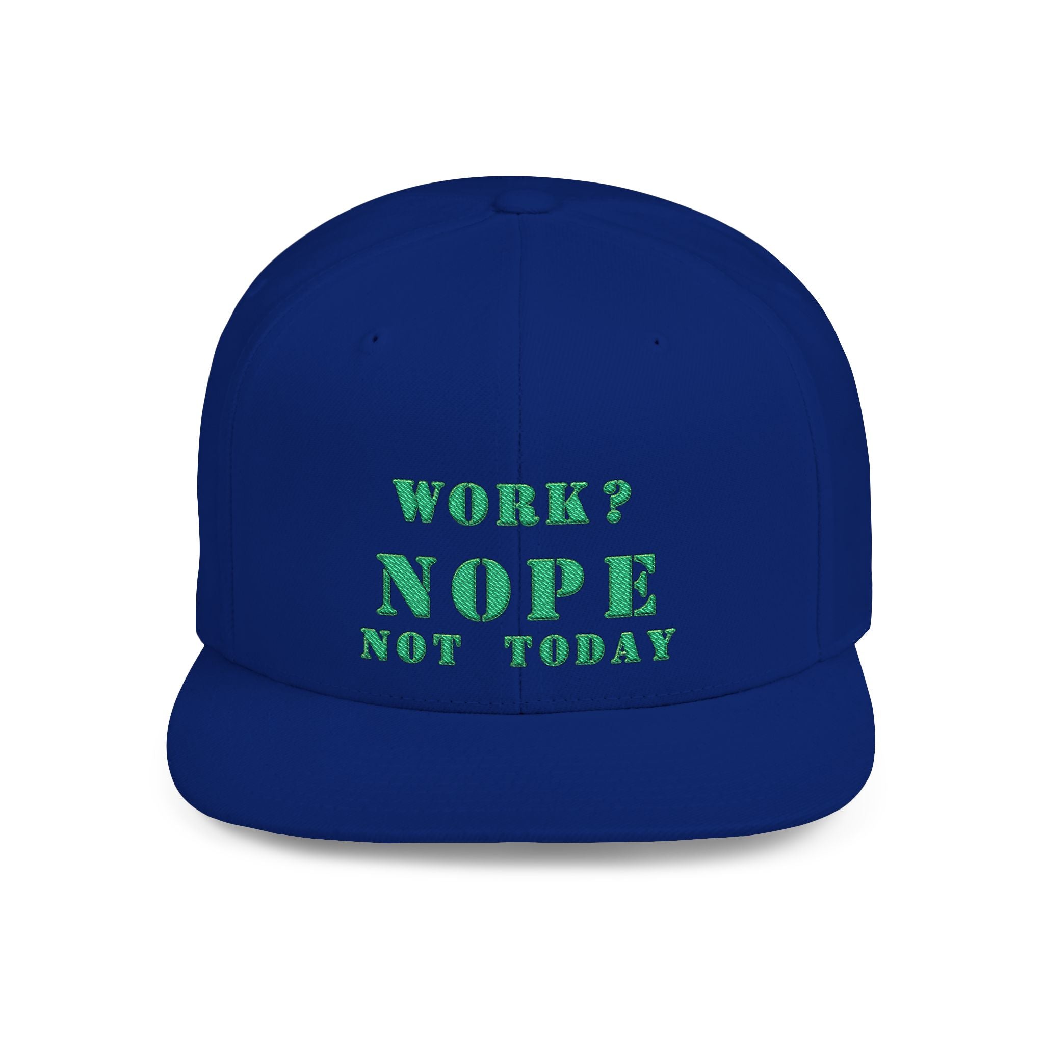 Nope Not Today / Flat Bill Snapback