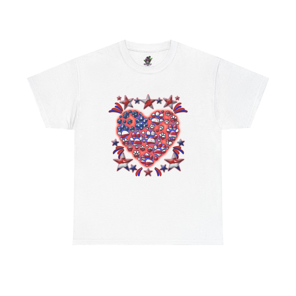 Patriotic Dog Heart