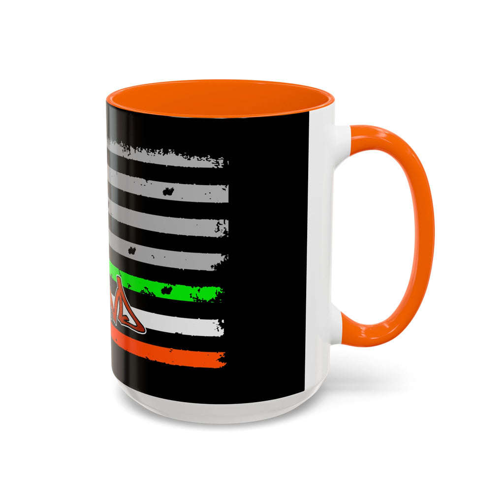 American/Ireland Flag / Accent Coffee Mug 11/15oz