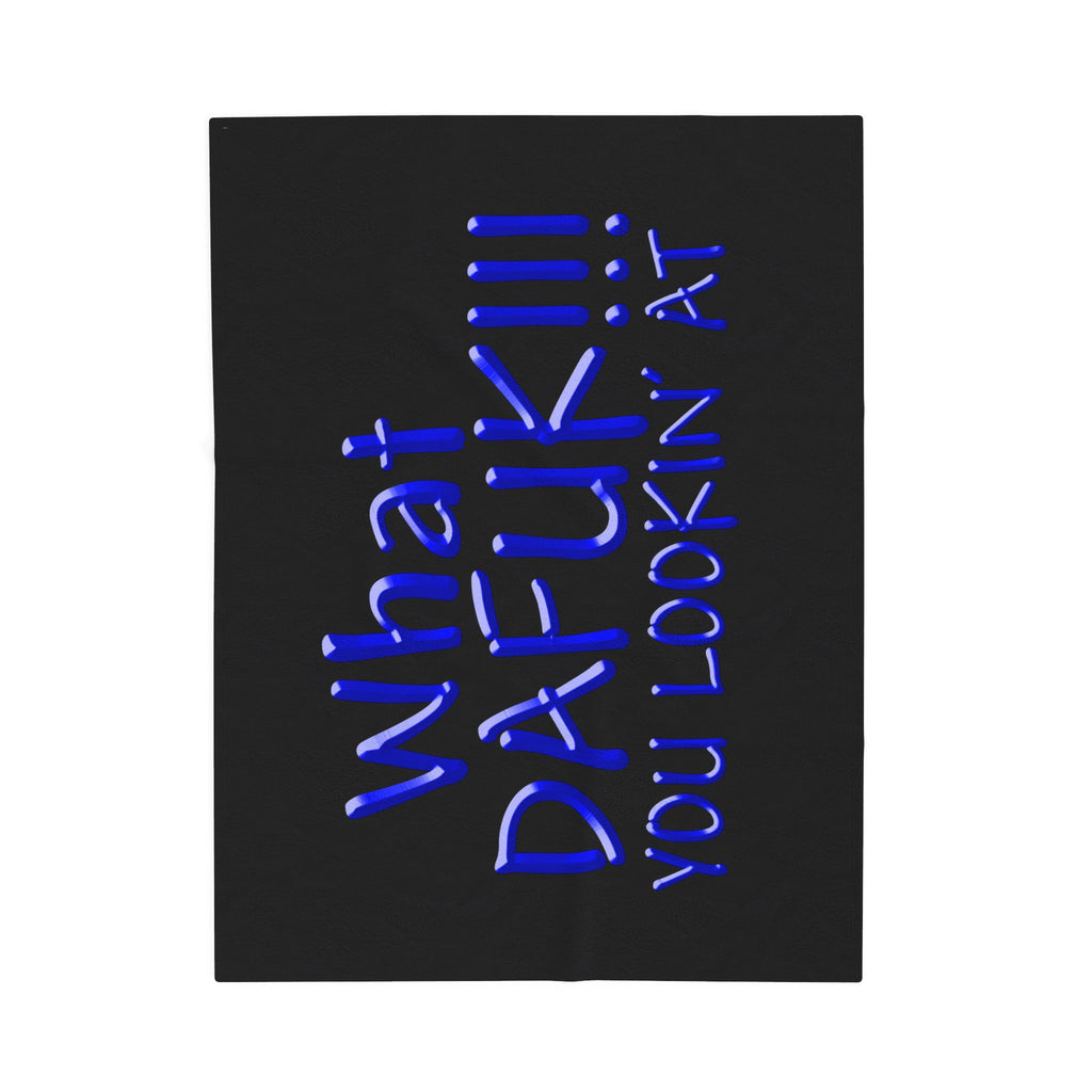 What DAFUK / Velveteen Plush Blanket