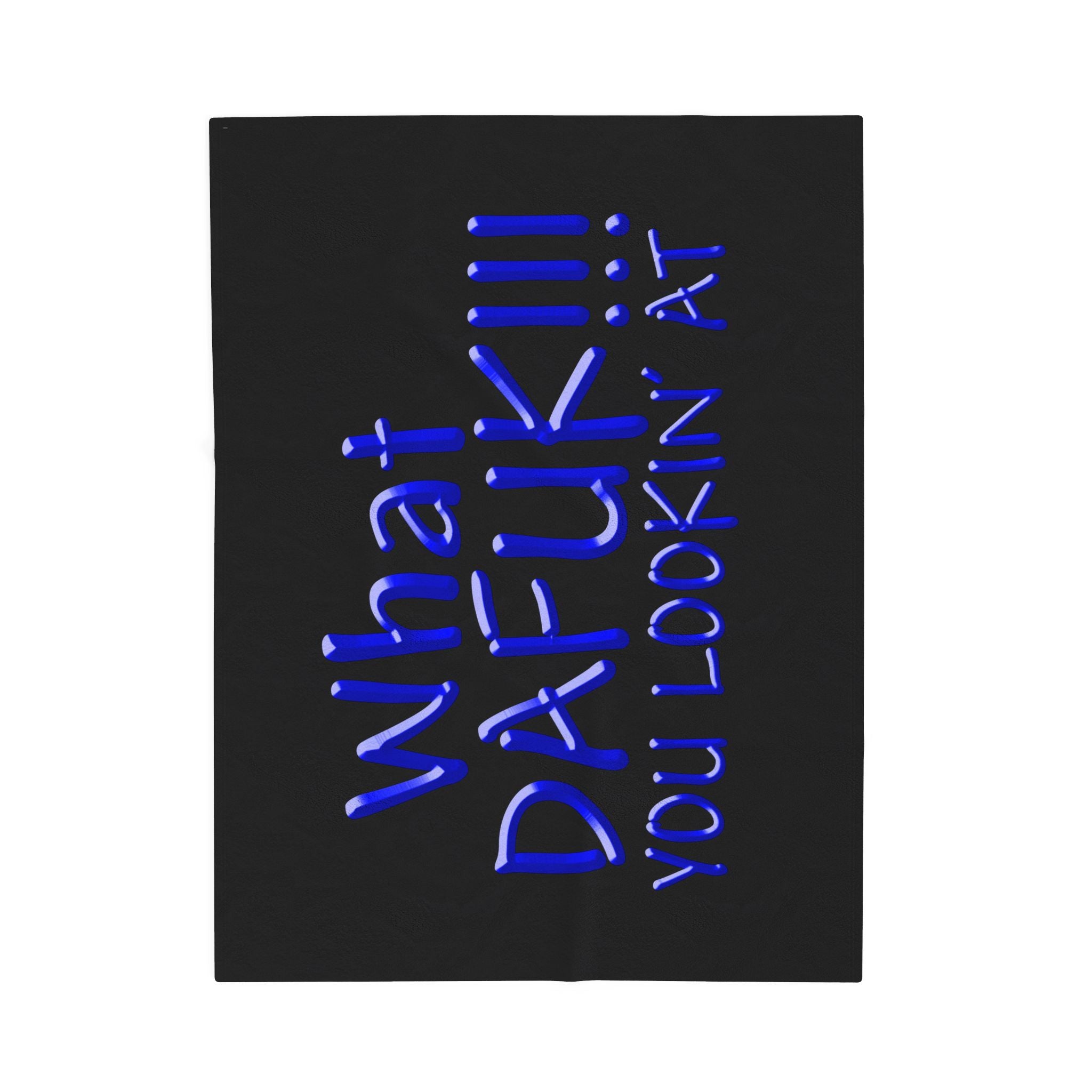 What DAFUK / Velveteen Plush Blanket
