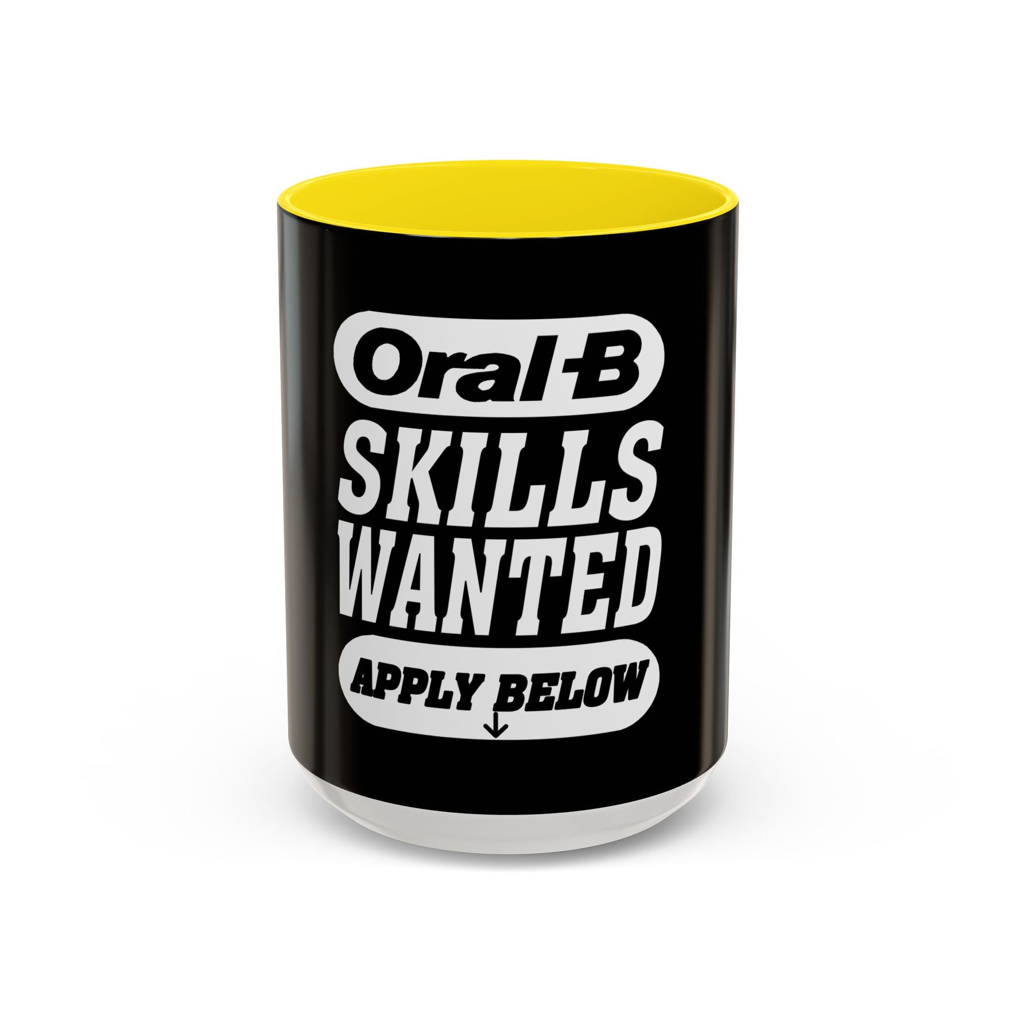 Oral-B Skills Wanted /Accent Coffee Mug 11/15oz