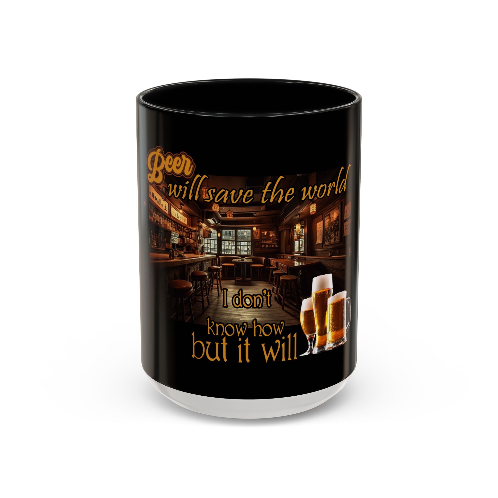 Beer Will Save The World / Accent Coffee Mug 11/15oz