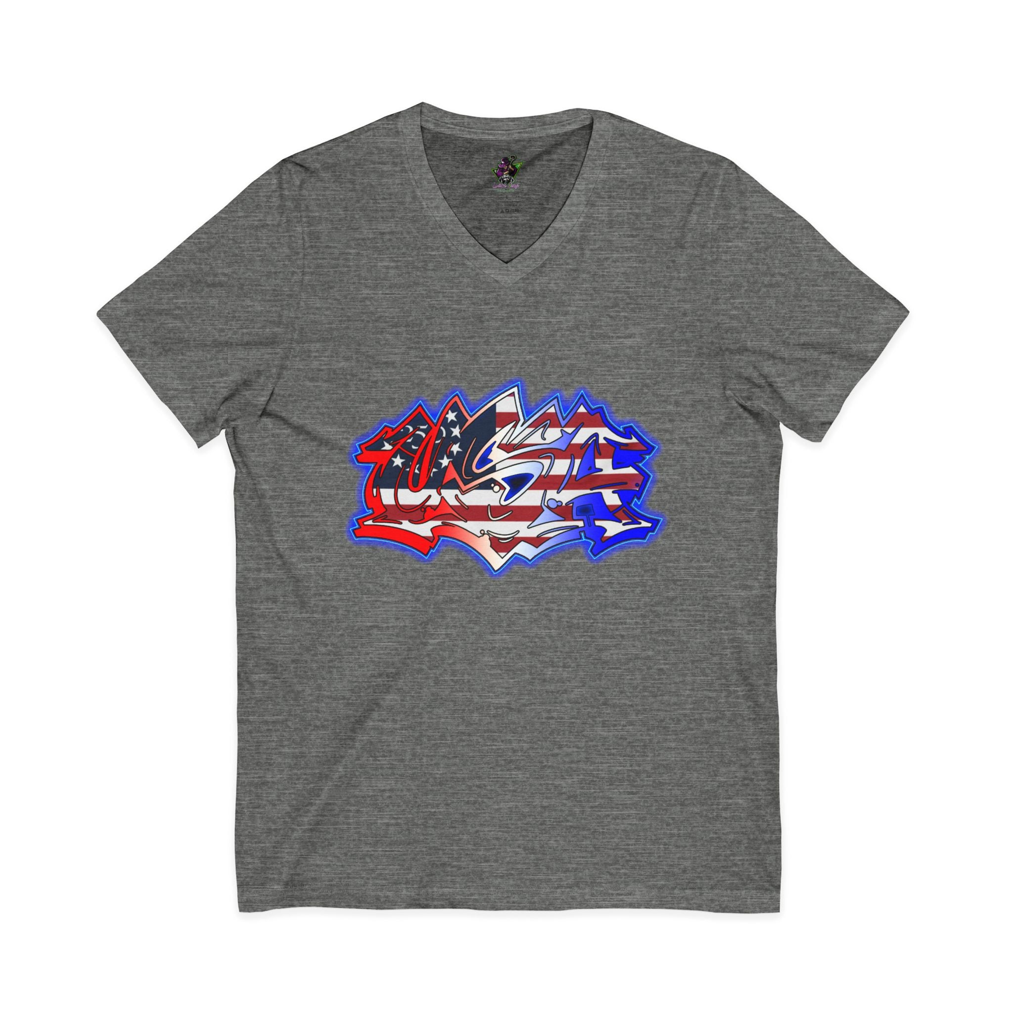 USA Graffiti / V-Neck Tee