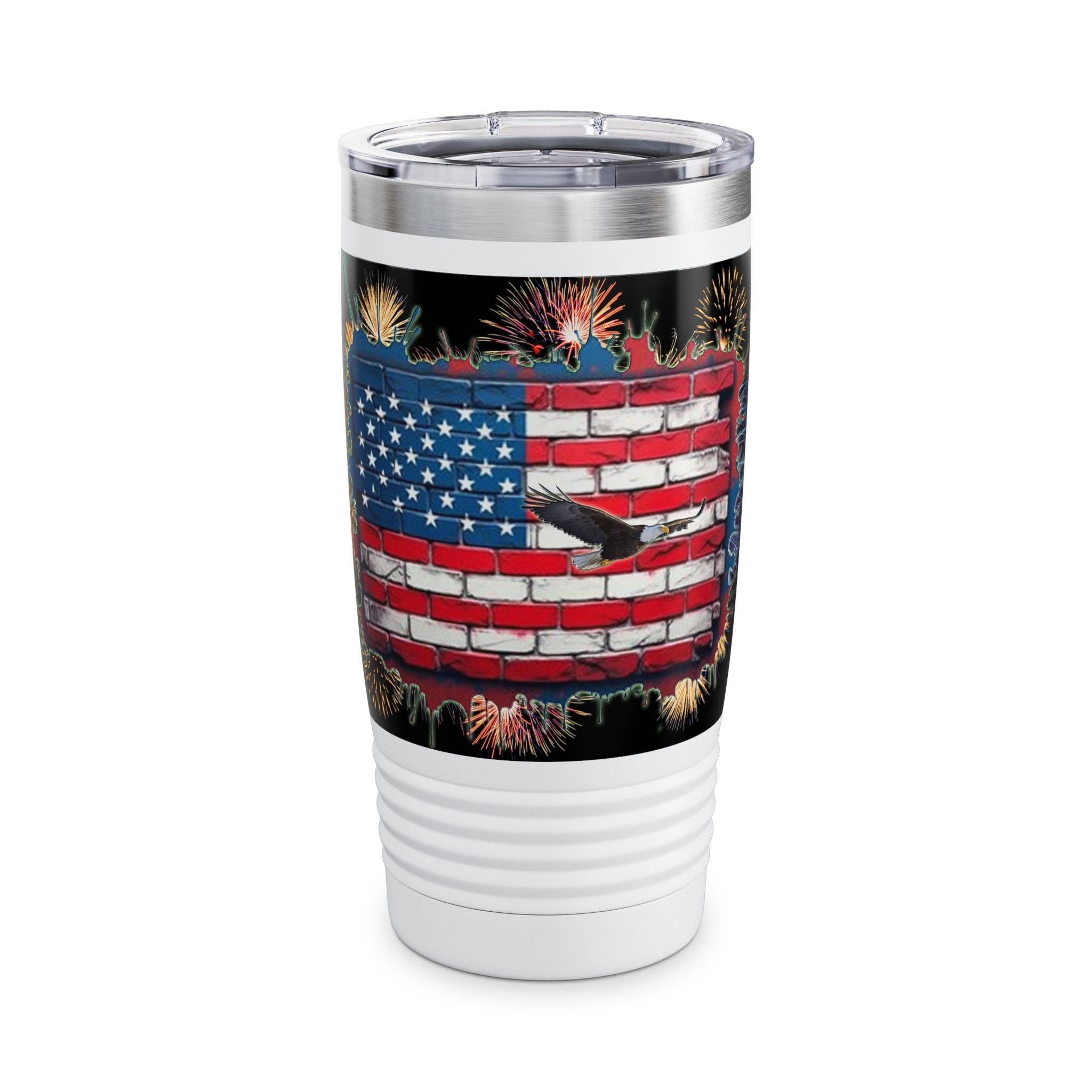 American Brick Flag /Insulated Tumbler 20oz